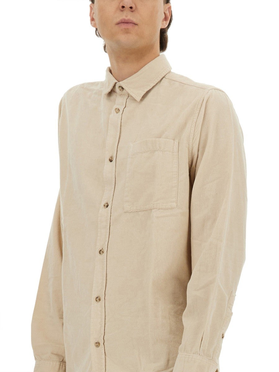 Woolrich - Man - Beige - Shirt