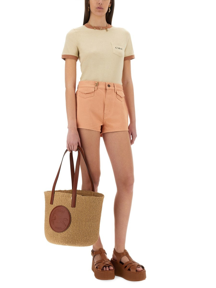 CHLOÉ - Woman - Black - Shorts