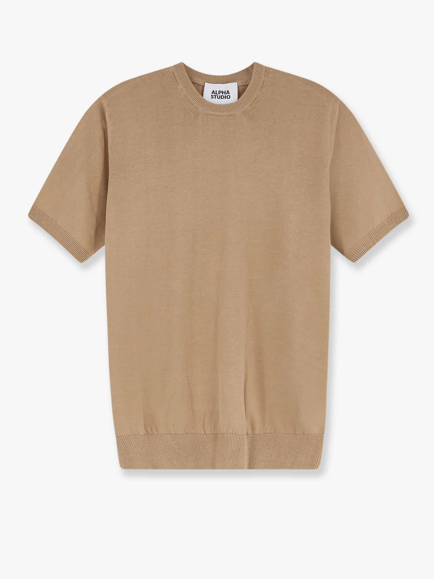 ALPHA-STUDIO - Man - Beige - Knit Sweater