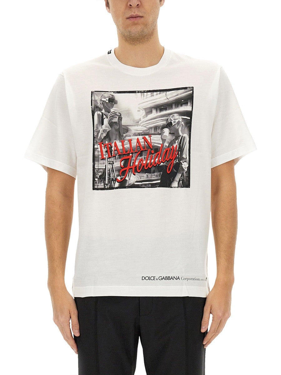 Dolce & Gabbana - Man - White - T-shirt