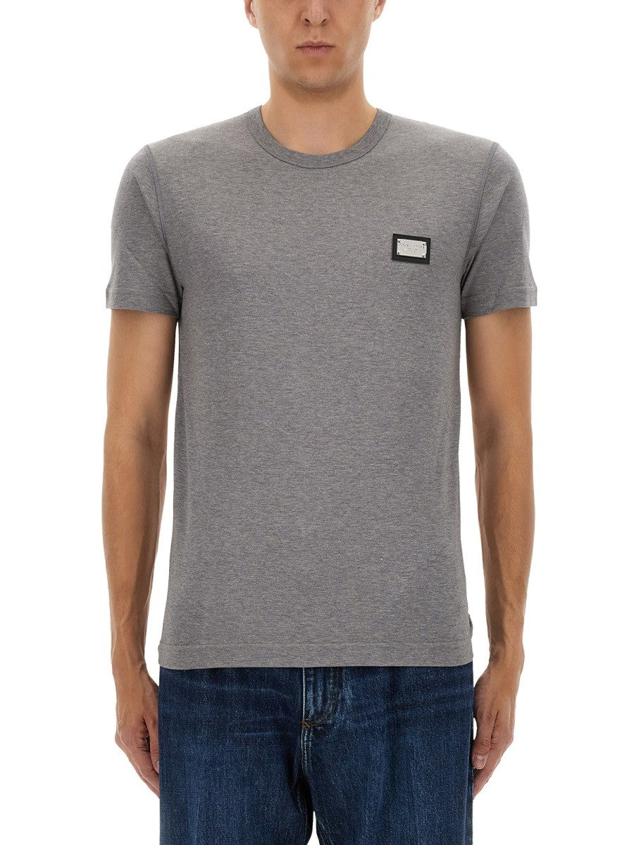 Dolce & Gabbana - Man - Grey - T-shirt