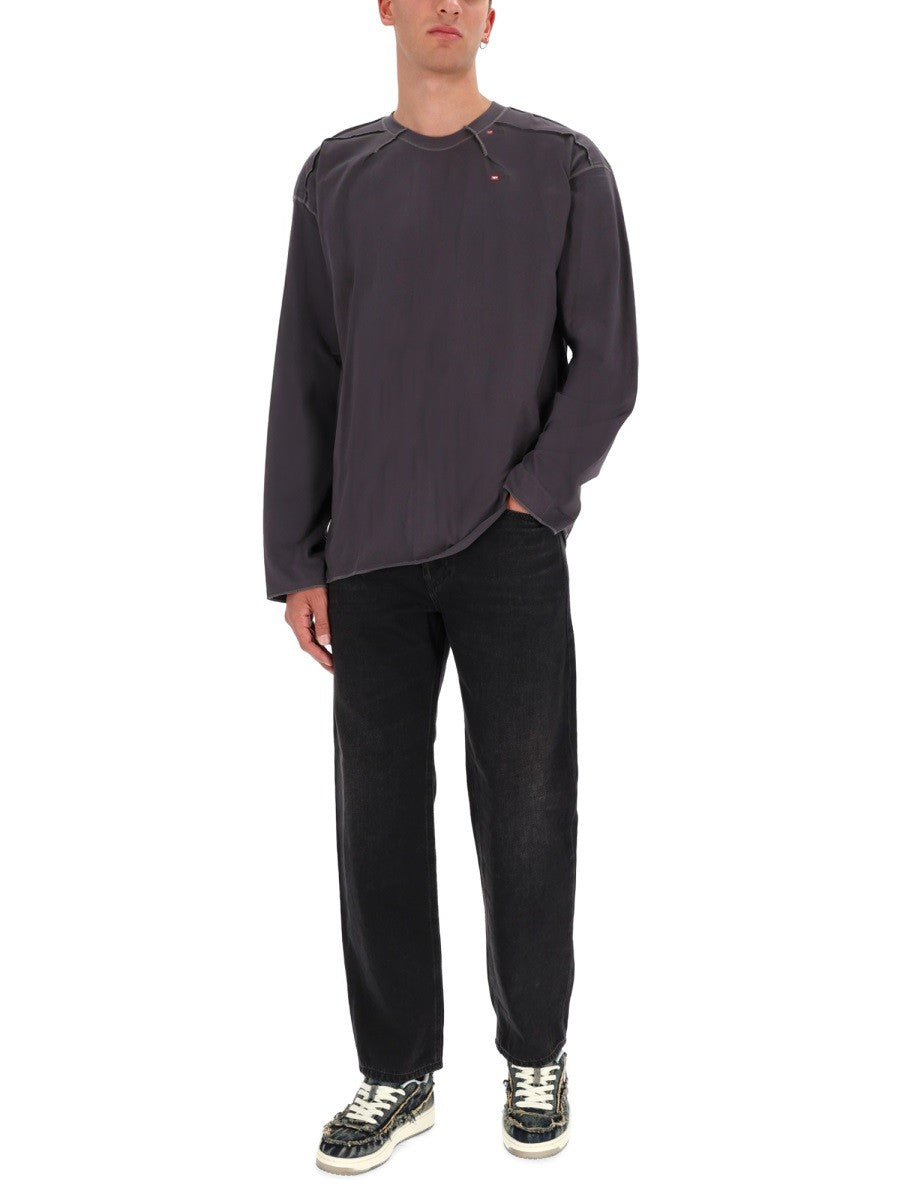 Diesel - Man - Grey - T-shirt