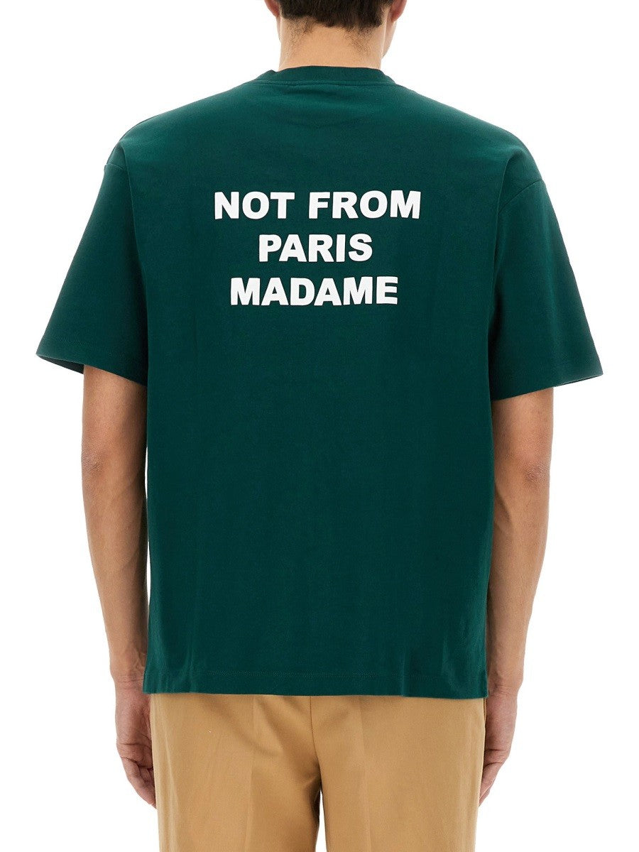 Drole De Monsieur - Man - Green - T-shirt
