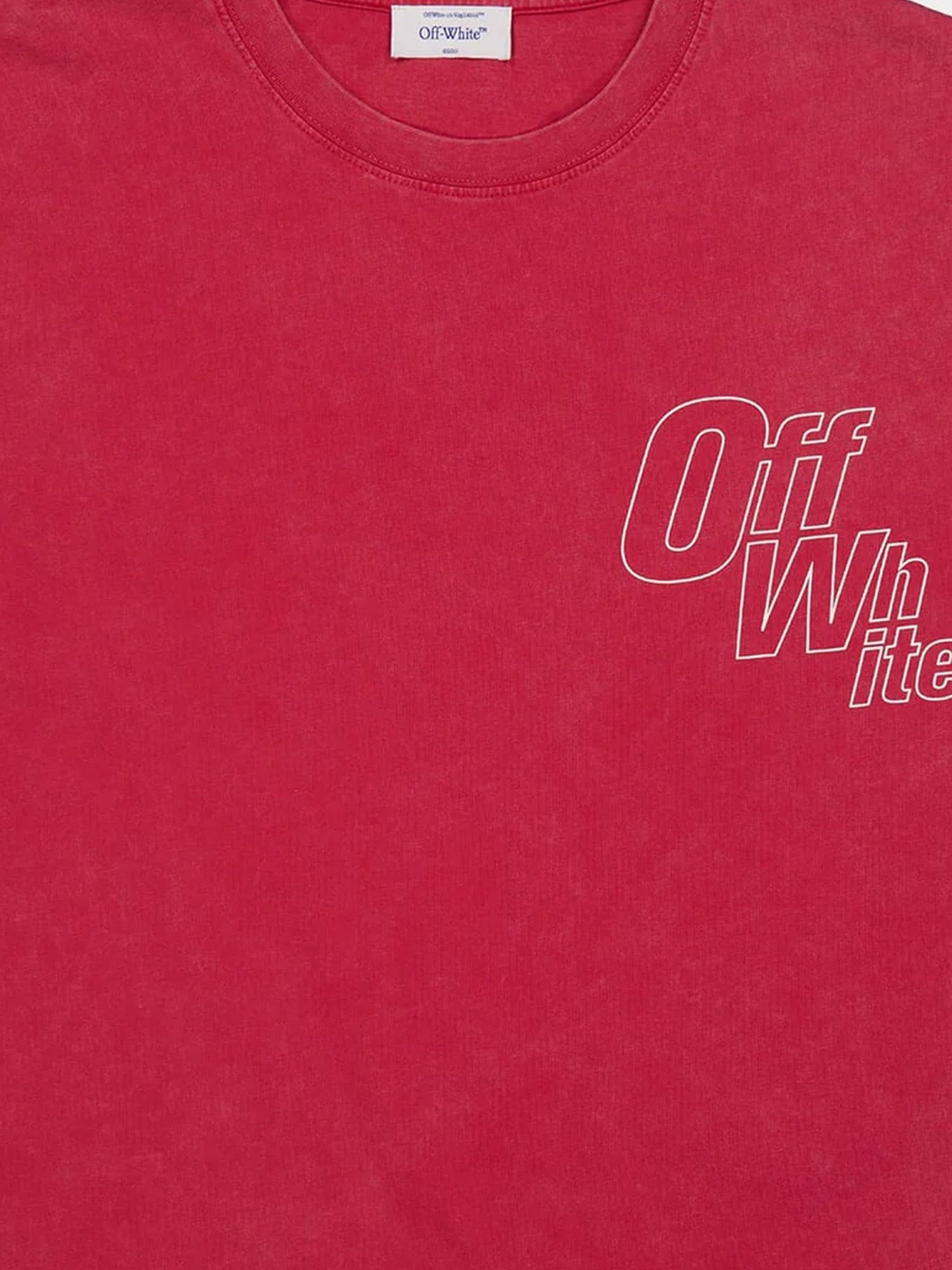 Off White - Man - Red - T-shirt