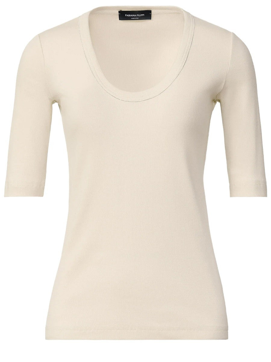 Fabiana Filippi - Woman - Beige - T-shirt
