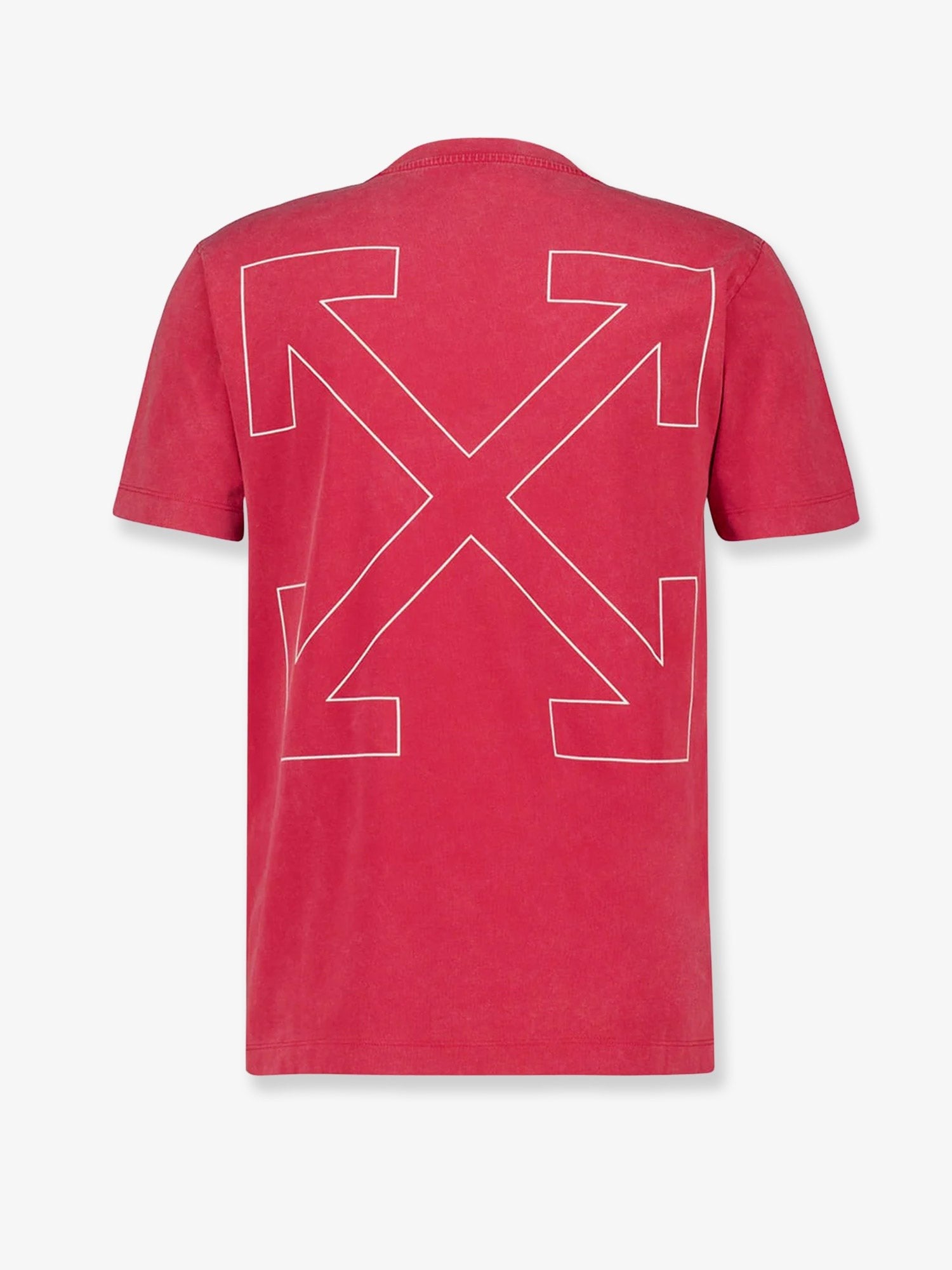 Off White - Man - Coral Red - W - T-shirt