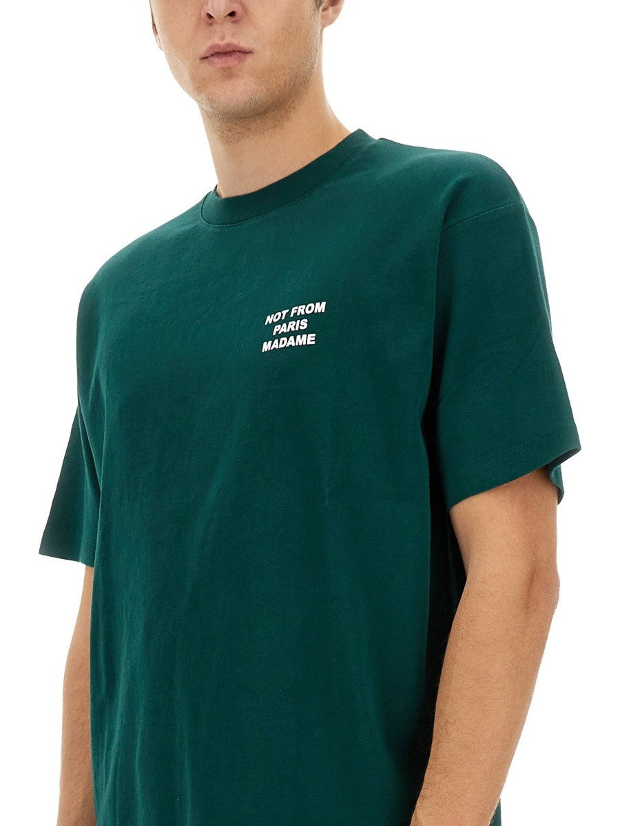 Drole De Monsieur - Man - Green - T-shirt