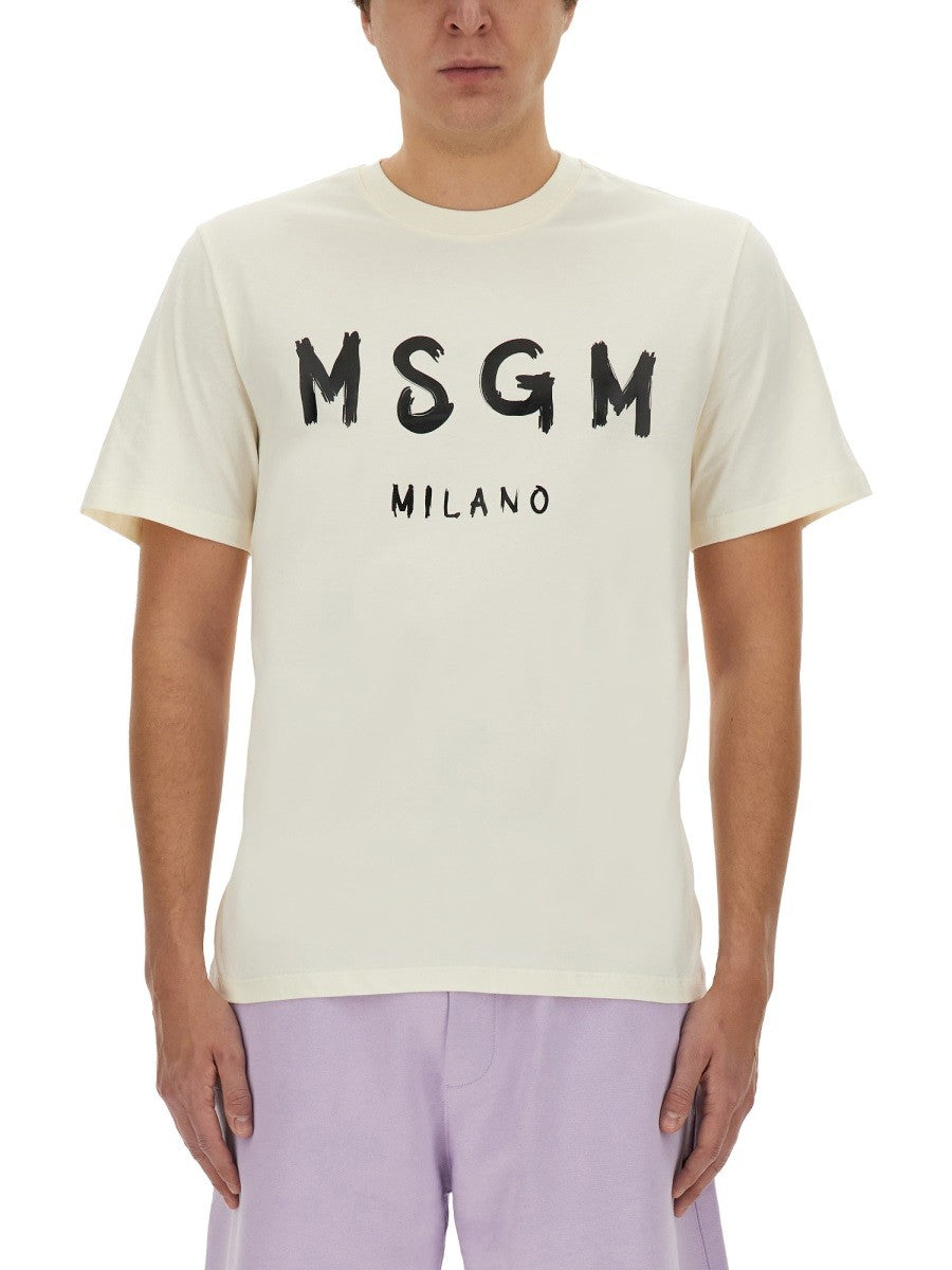 msgm - Man - White - T-shirt