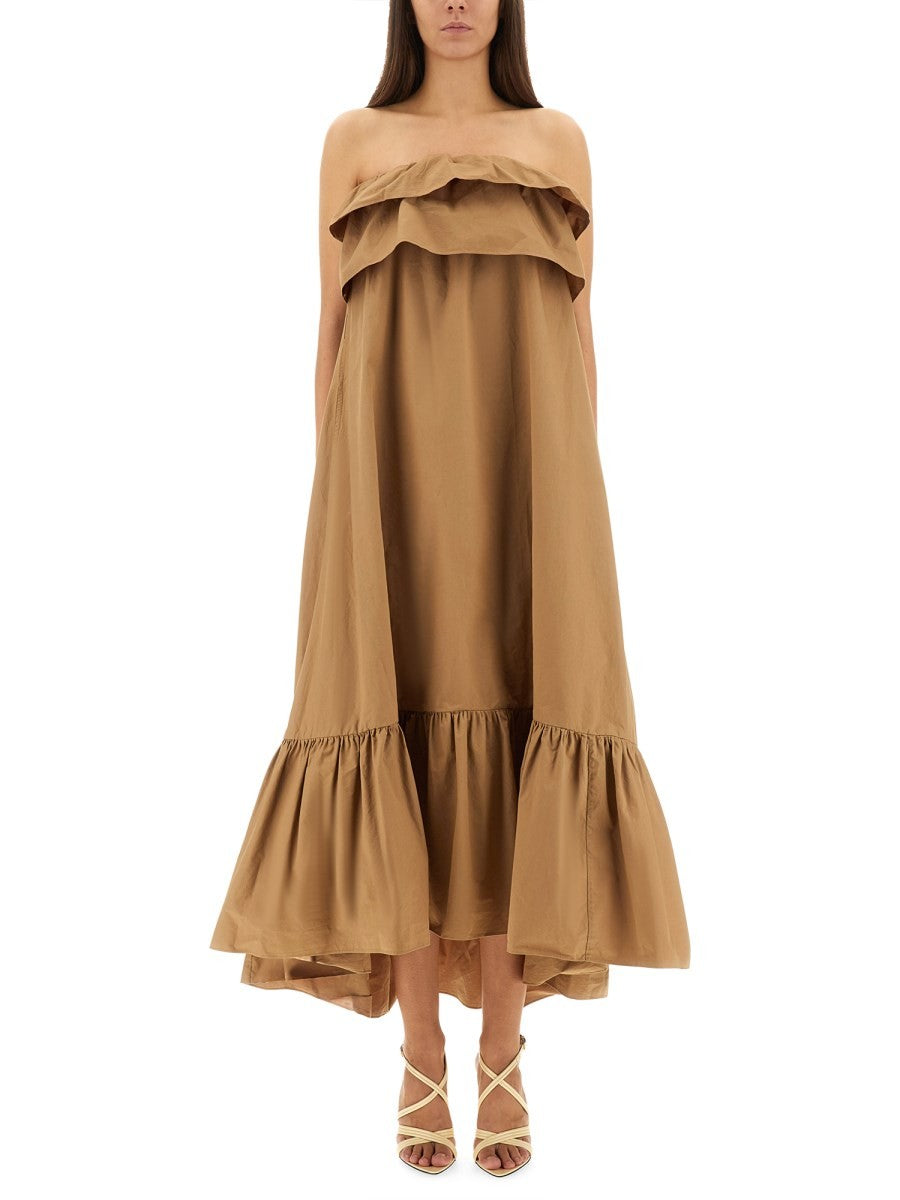 Saint Laurent - Woman - Brown - Dress