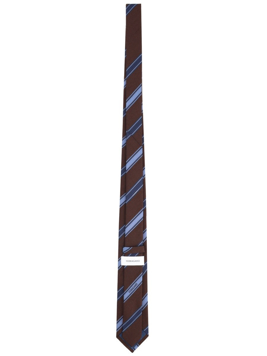 Ferragamo - Man - Brown - Tie