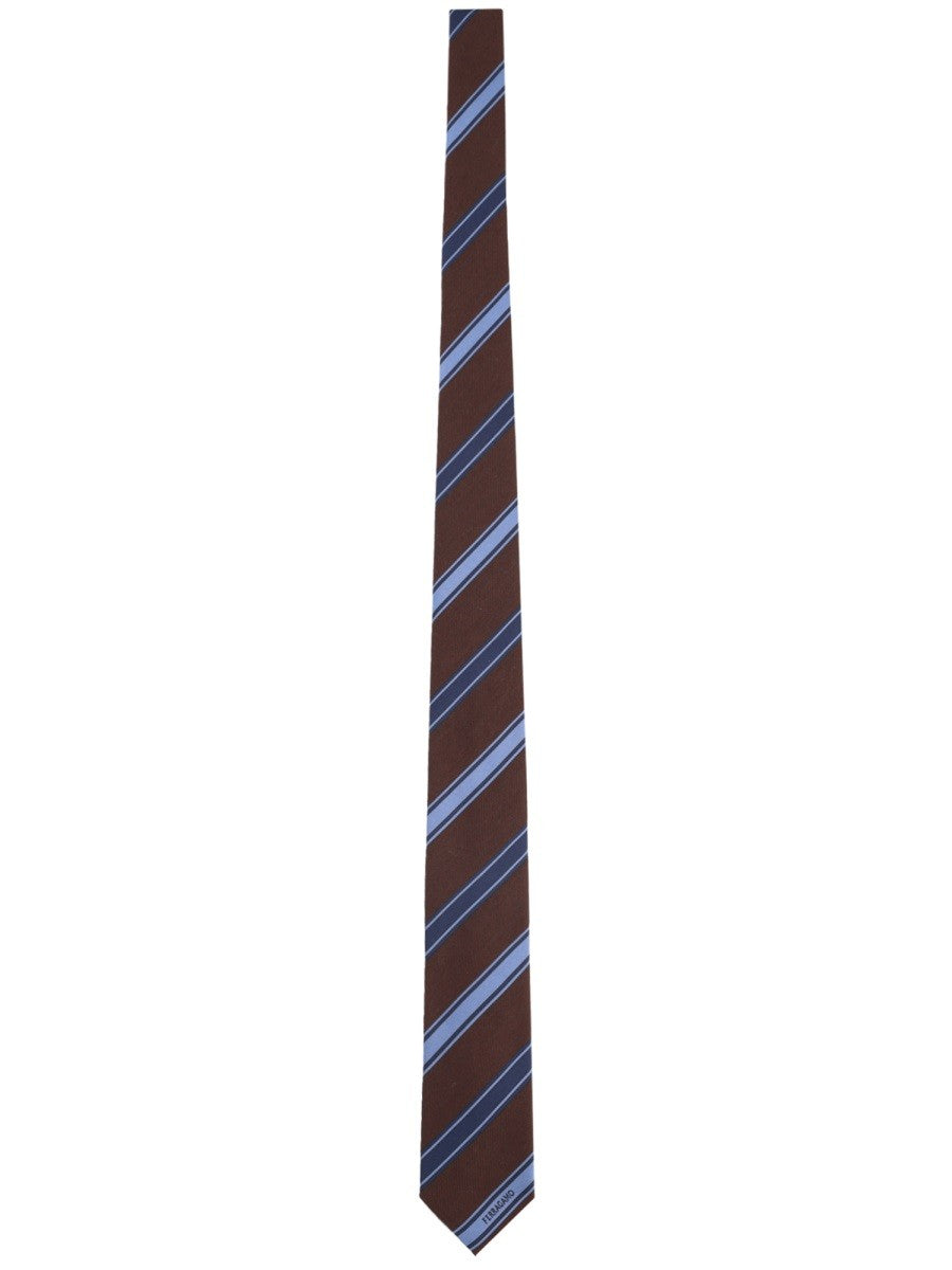 Ferragamo - Man - Brown - Tie