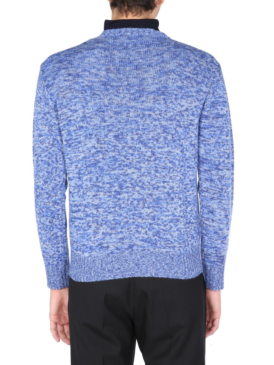 Ballantyne - Man - Blue - Sweater
