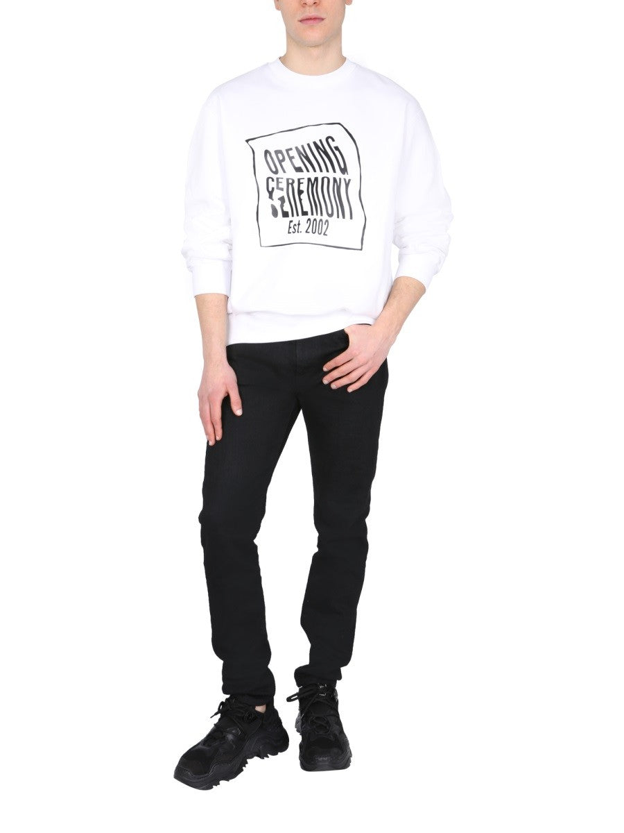 OPENING CEREMONY - Man - White - Sweatshirt