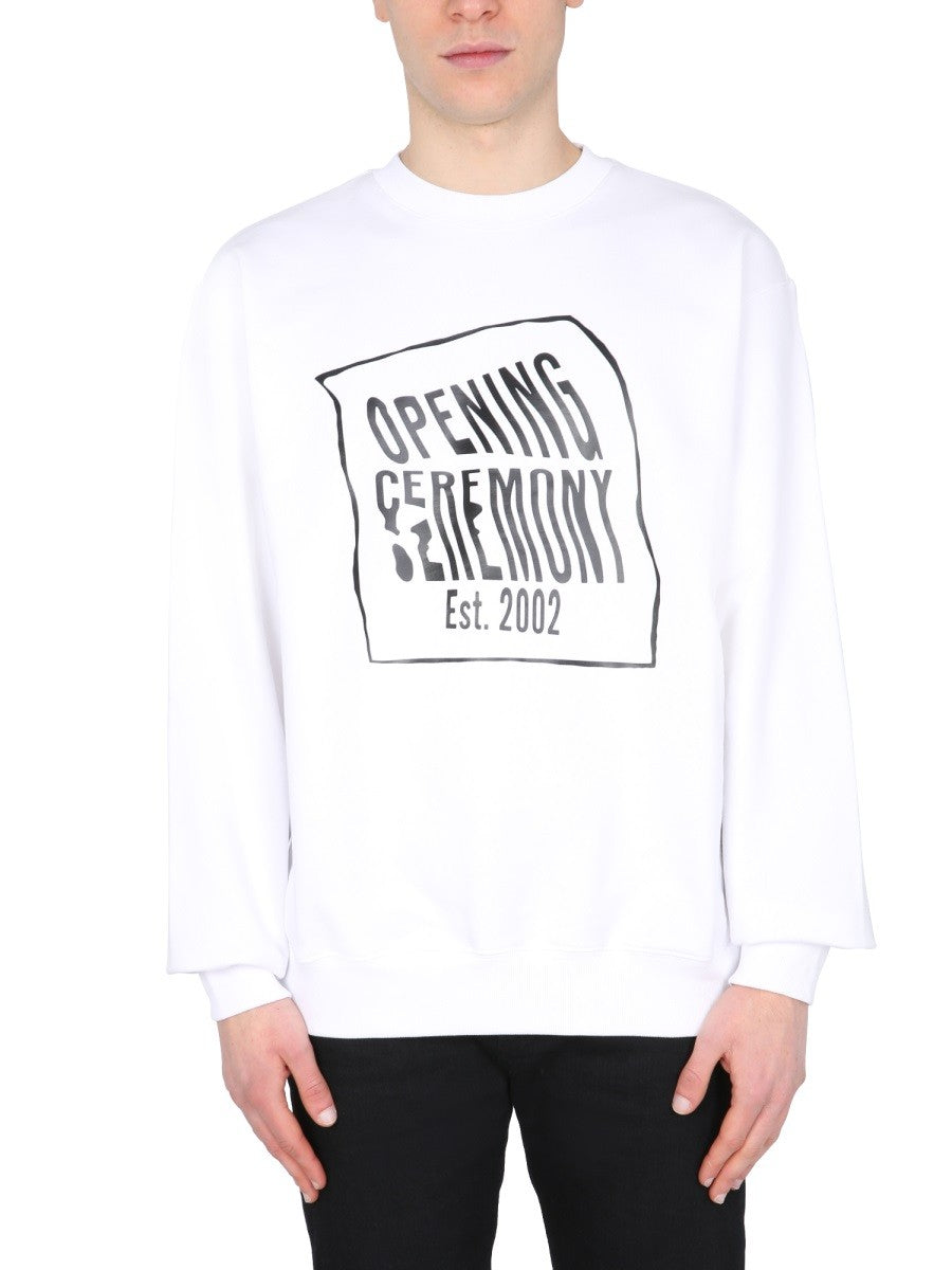 OPENING CEREMONY - Man - White - Sweatshirt