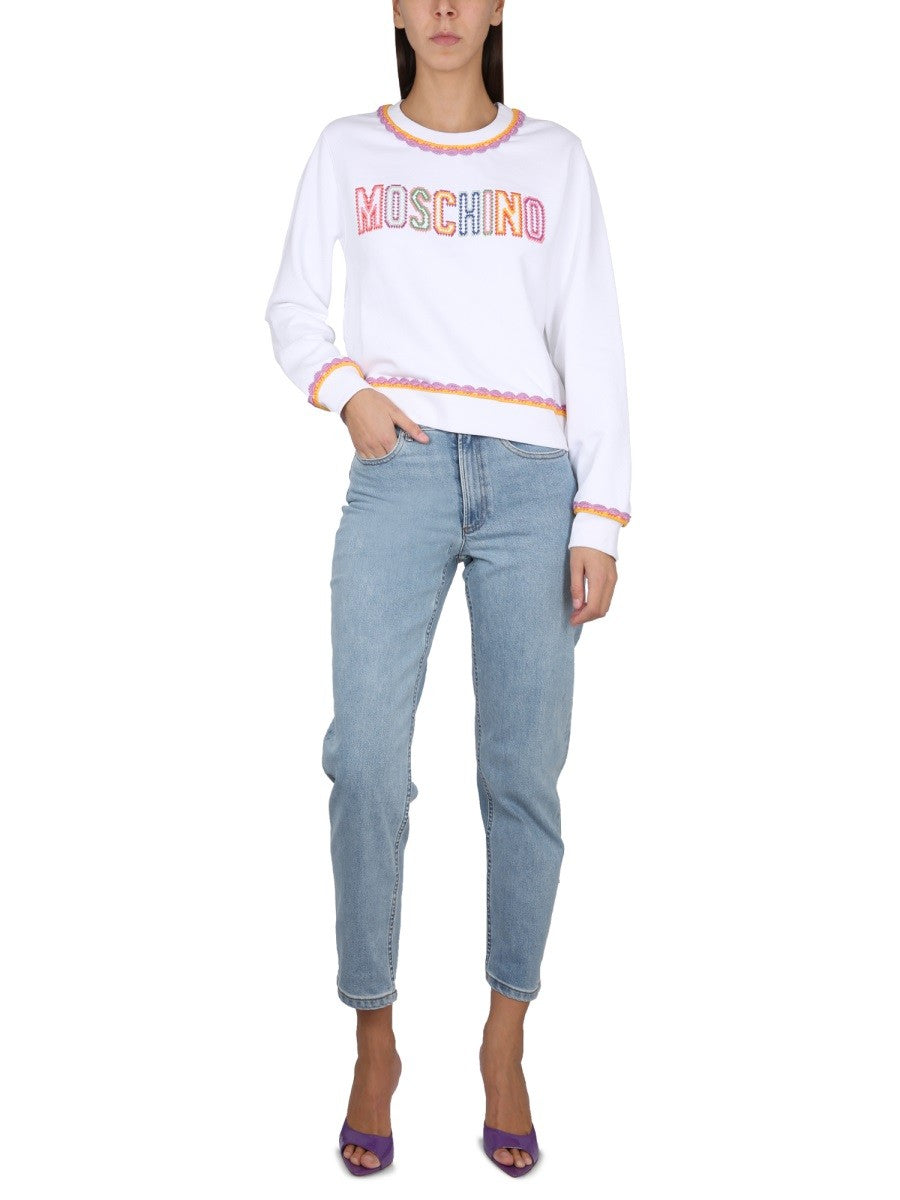 Moschino - Woman - White - Sweatshirt