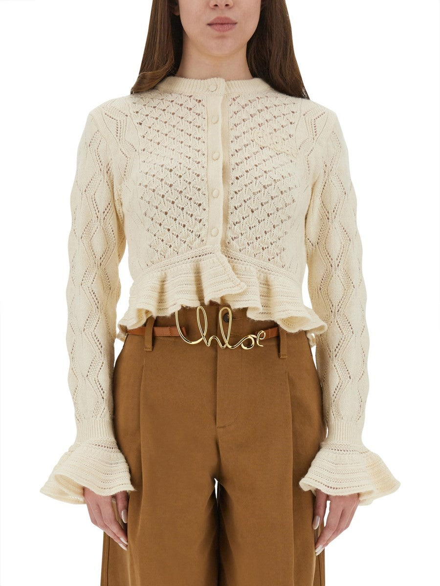 CHLOÉ - Woman - Beige - Sweater