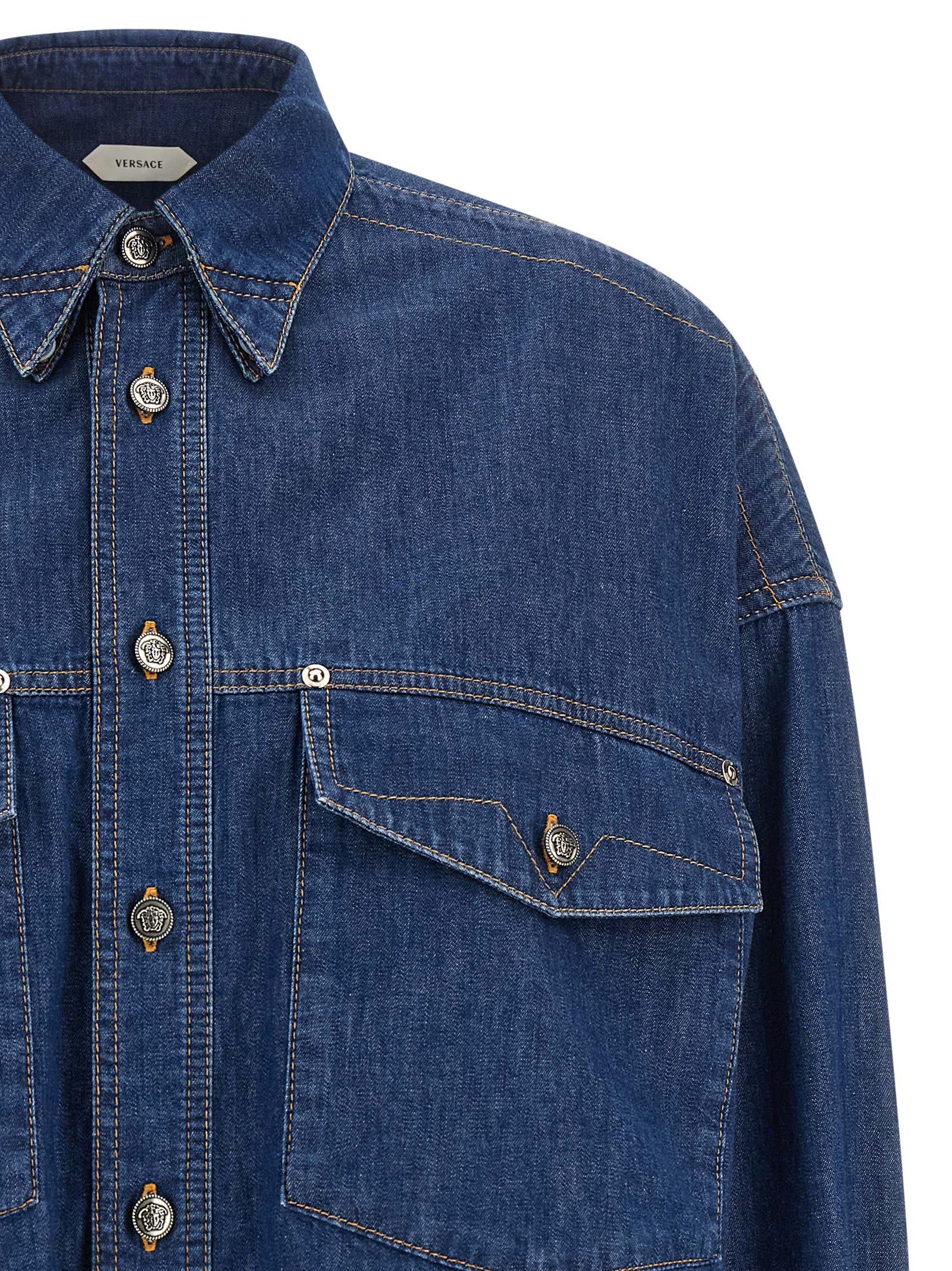 Versace - nan - Blue - Shirt