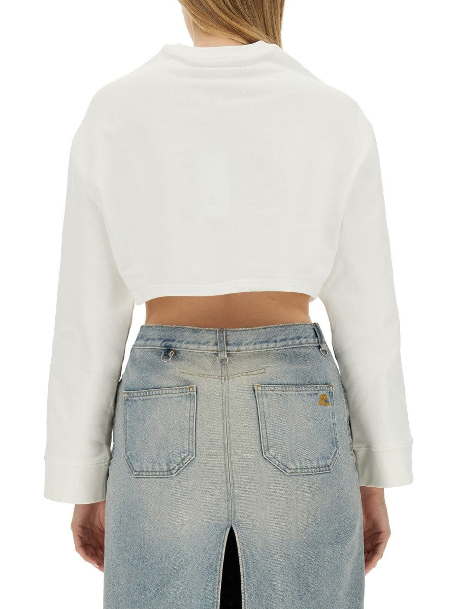 COURREGES - Woman - White - Sweatshirt