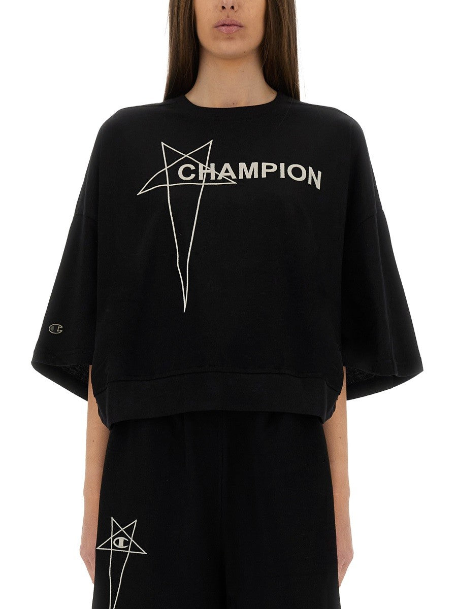 CHAMPION X RICK OWENS - Woman - Black - T-shirt