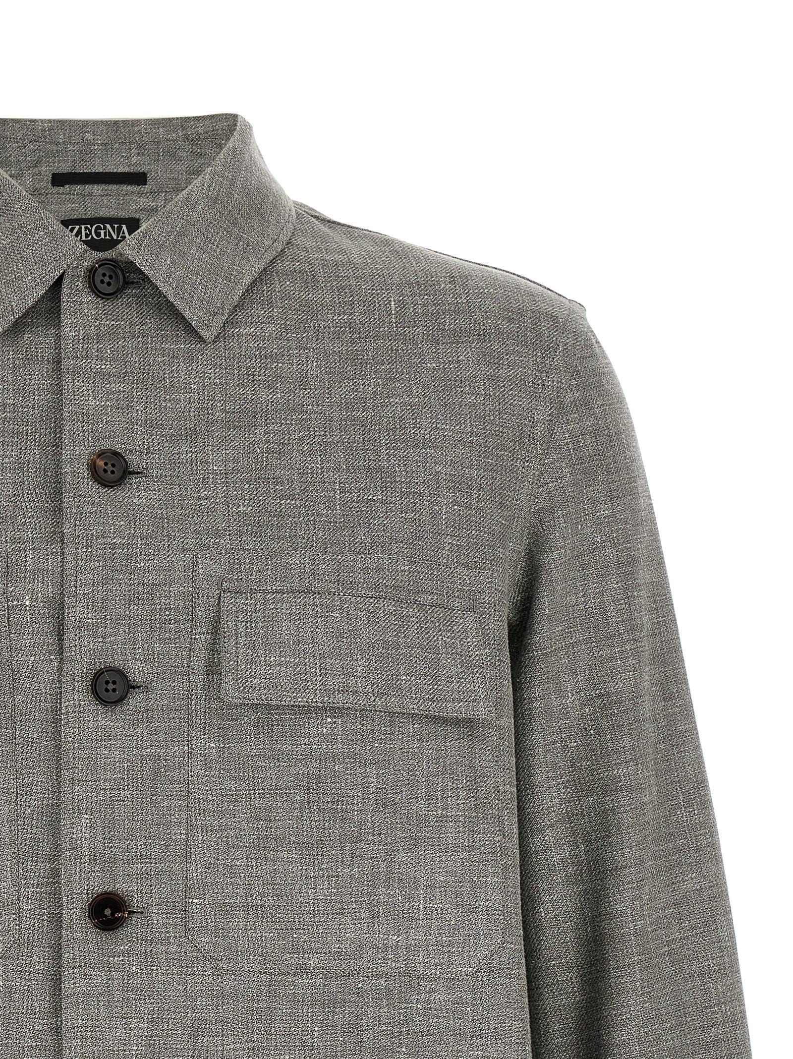 Zegna - nan - Beige - Shirt