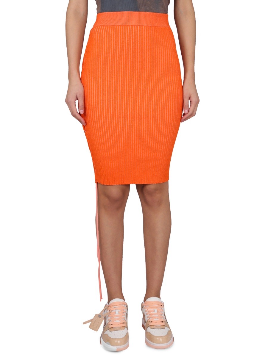 Off-white - Woman - Orange - Skirt
