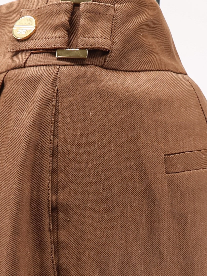Elisabetta Franchi - Woman - Brown - Shorts