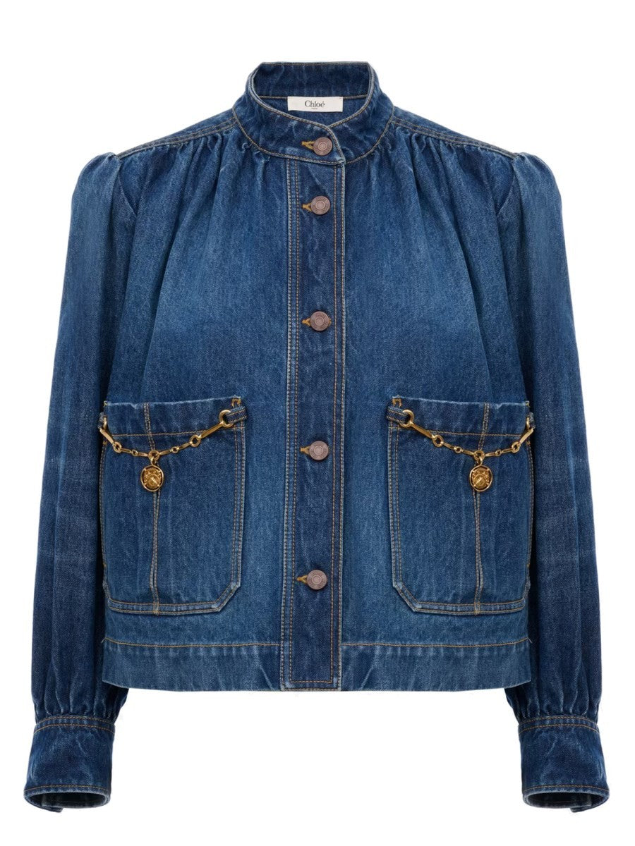 CHLOÉ - Woman - Blue - Jacket