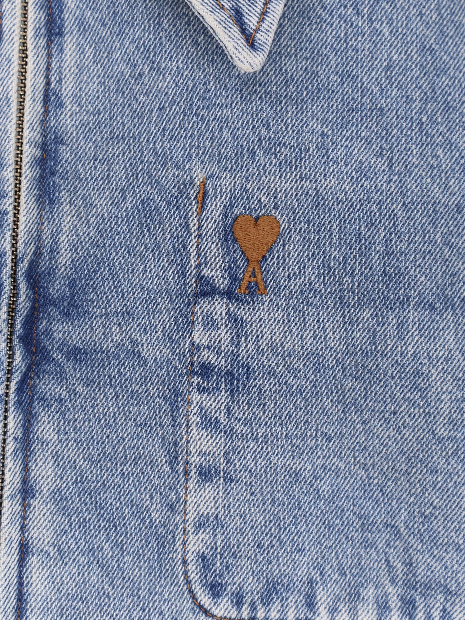 AMI PARIS - Man - Bleu Used - Denim Jacket