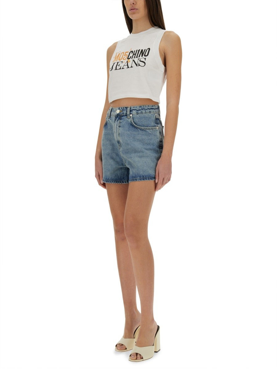 MOSCHINO JEANS - Woman - Blue - Shorts