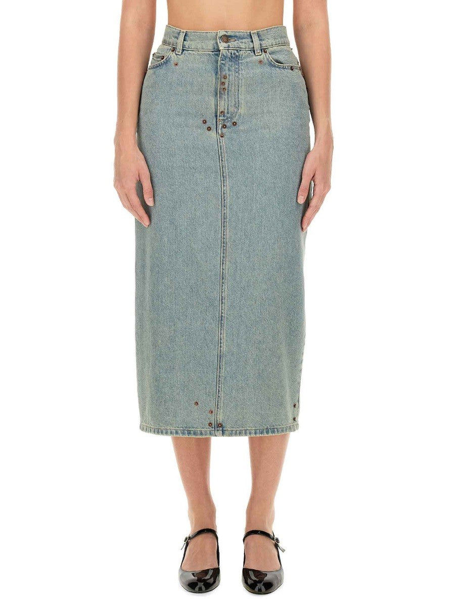 Moschino - Woman - Blue - Skirt