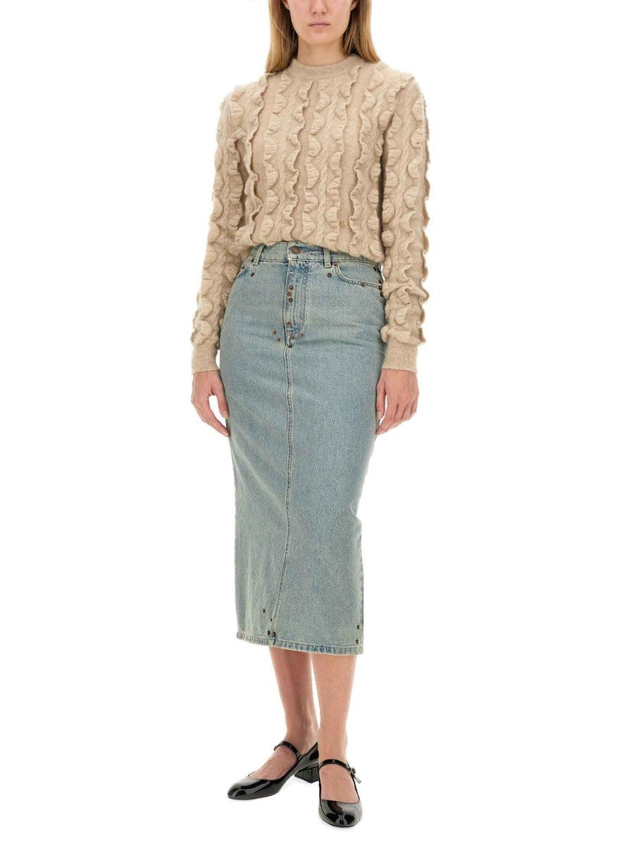 Moschino - Woman - Blue - Skirt