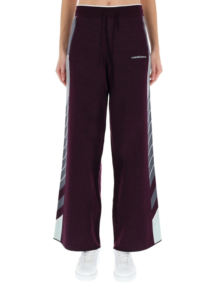 CASABLANCA - Woman - Purple - Pants