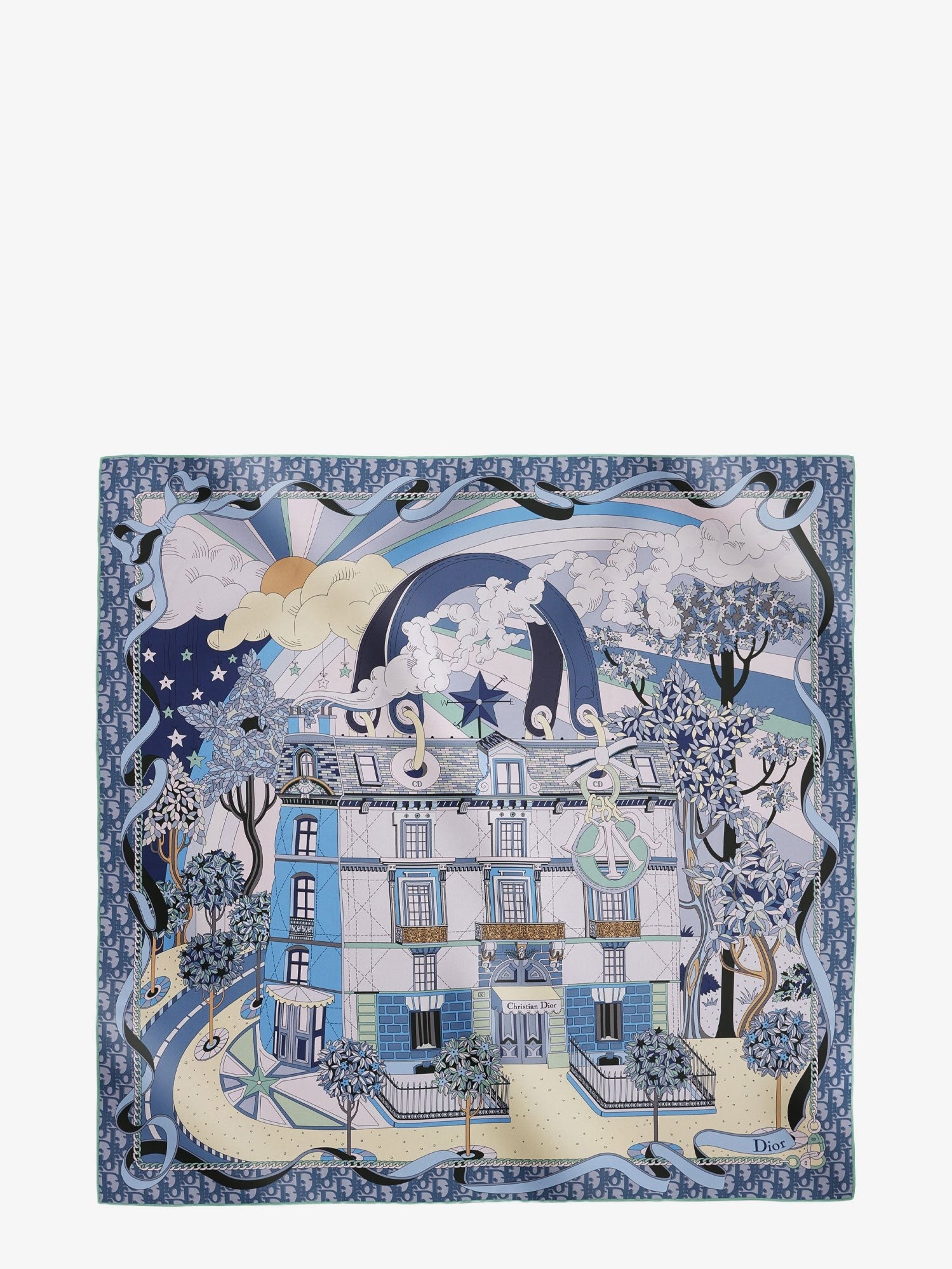 Dior - Woman - Blue - Scarf