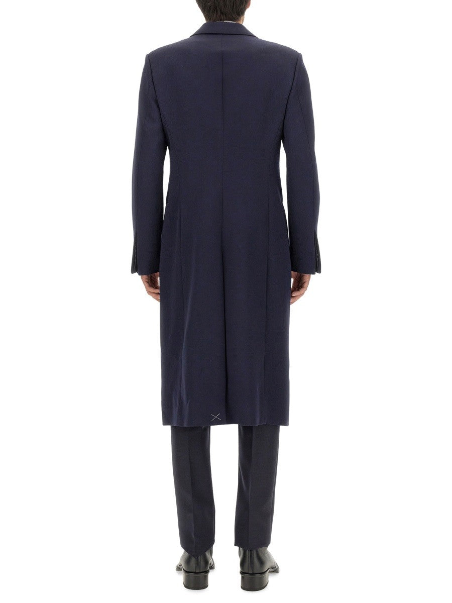 Alexander Mcqueen - Man - Blue - Coat