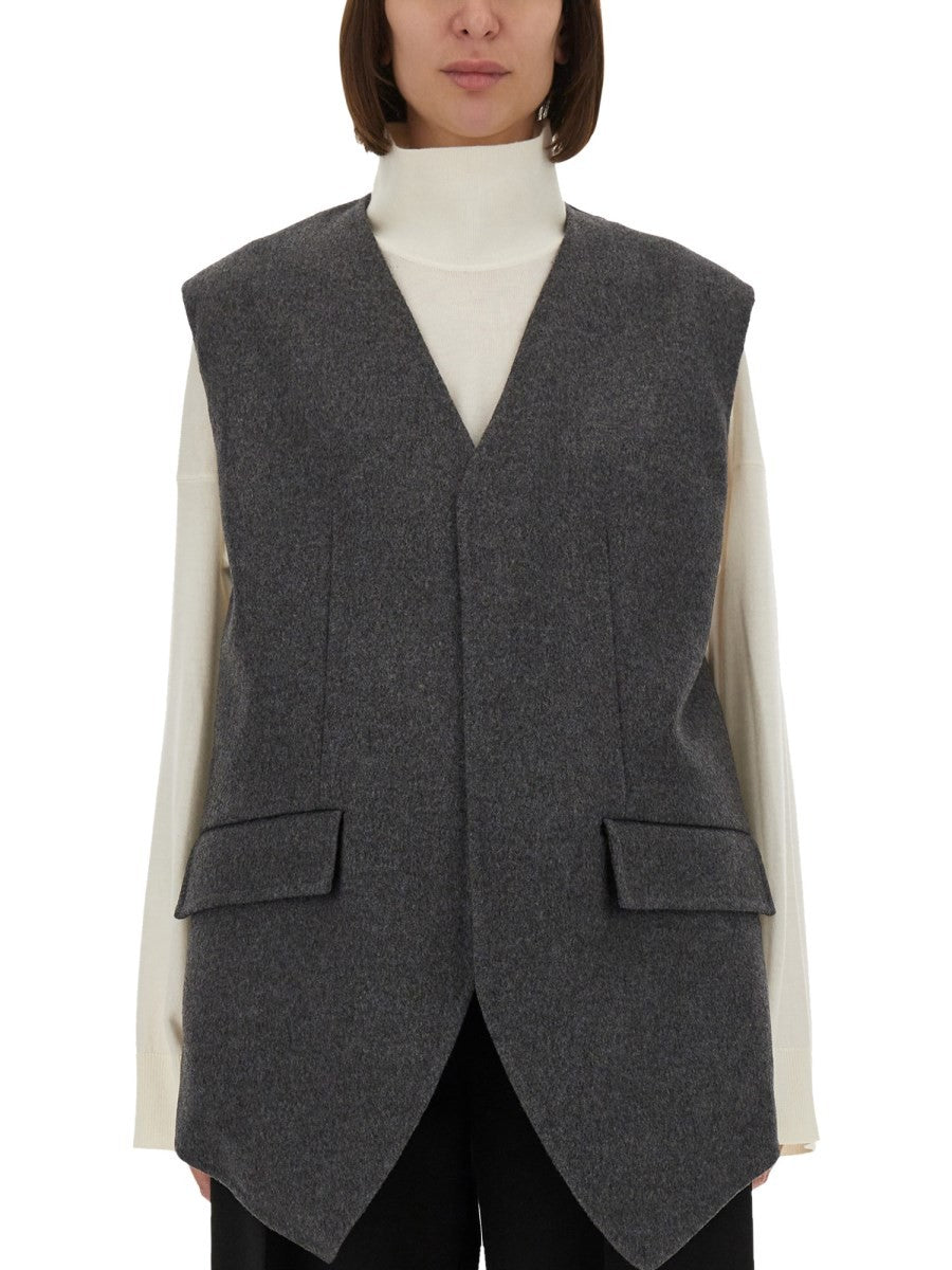 Bottega Veneta - Woman - Grey - Vest