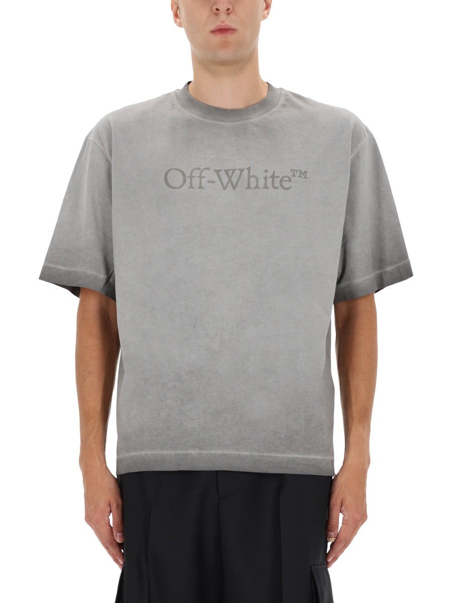 Off-white - Man - Grey - T-shirt