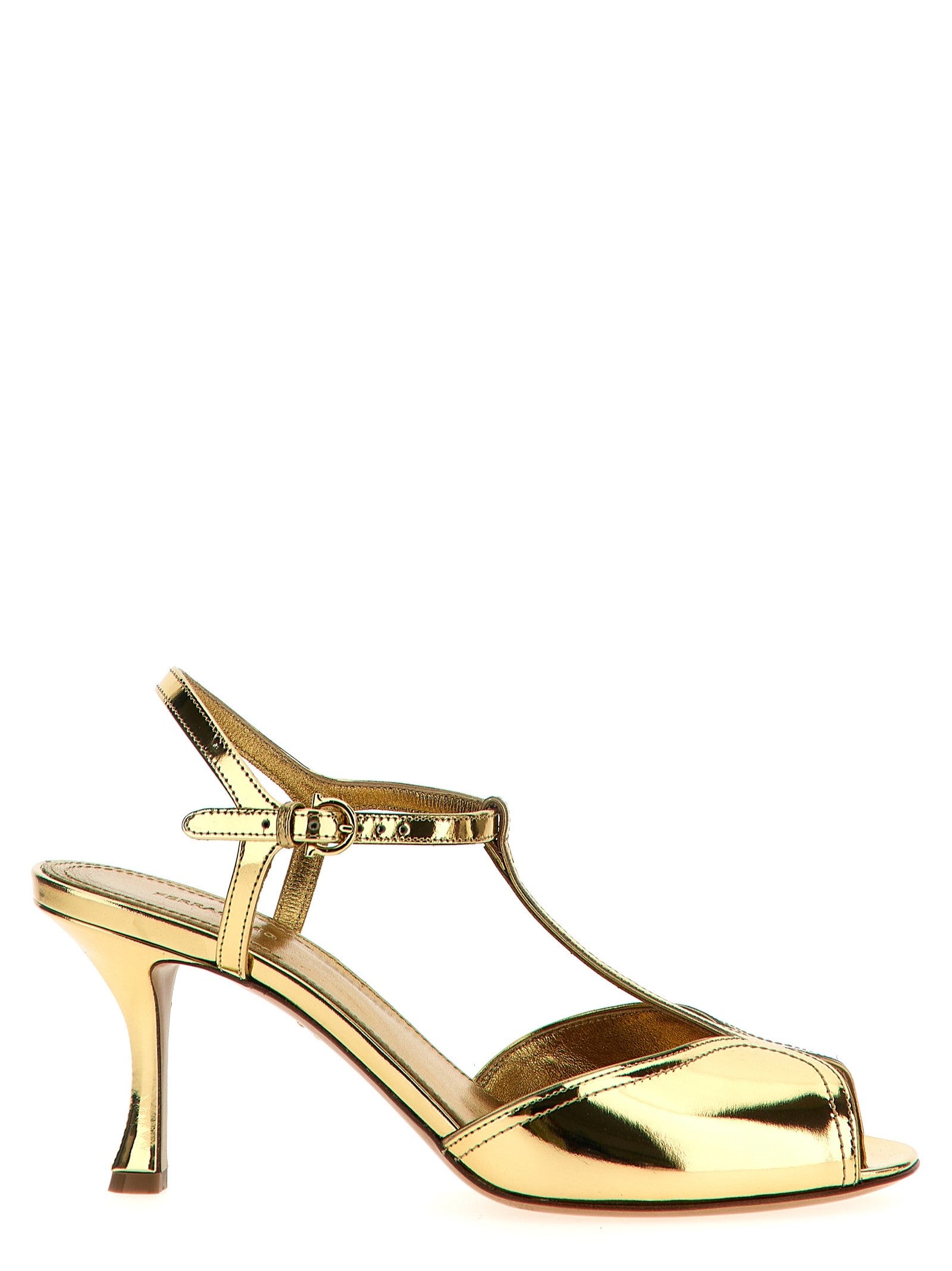 Ferragamo - nan - Gold - Sandal