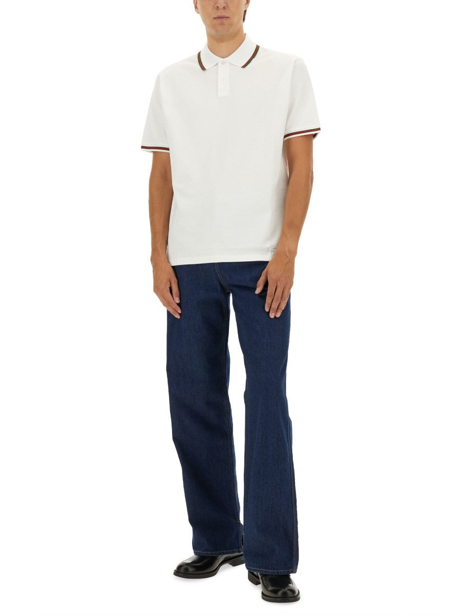 Gucci - Man - White - Polo Shirts
