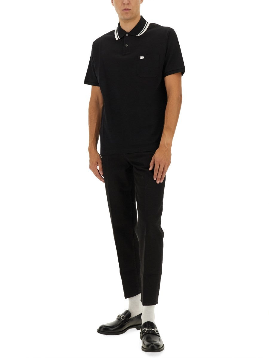 Gucci - Man - Black - Polo Shirts