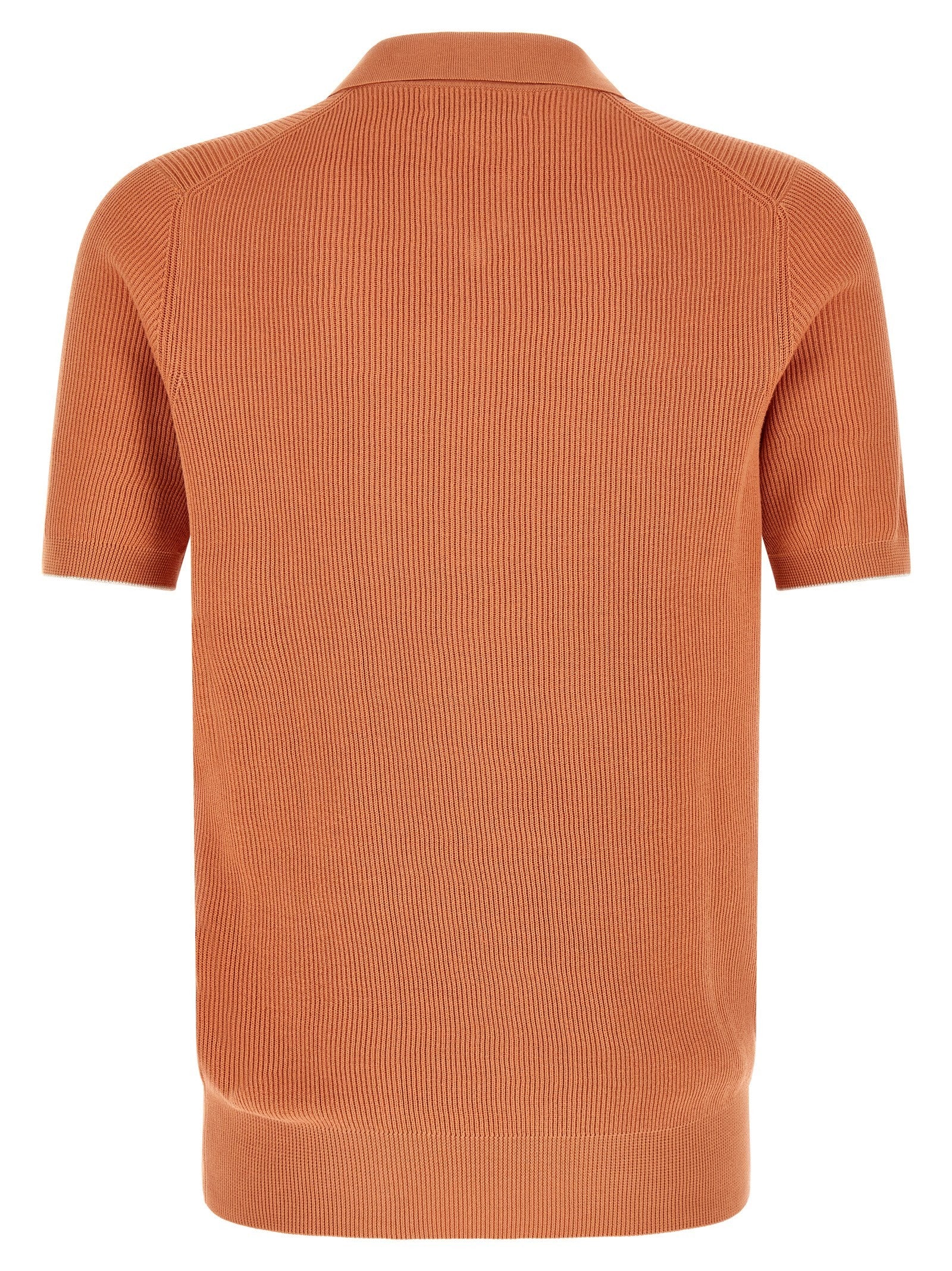 Brunello Cucinelli - nan - Orange - Polo Shirt