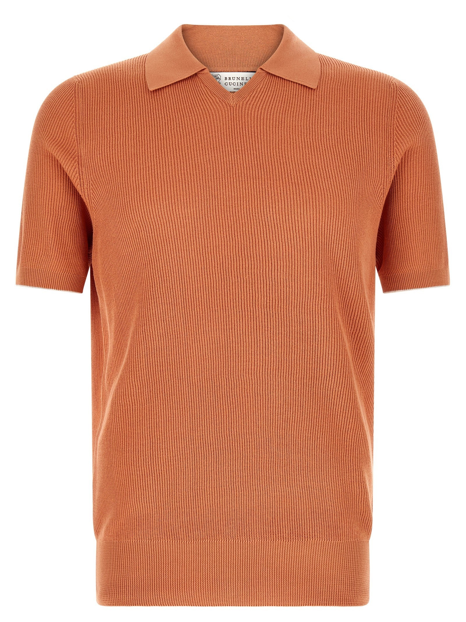 Brunello Cucinelli - nan - Orange - Polo Shirt