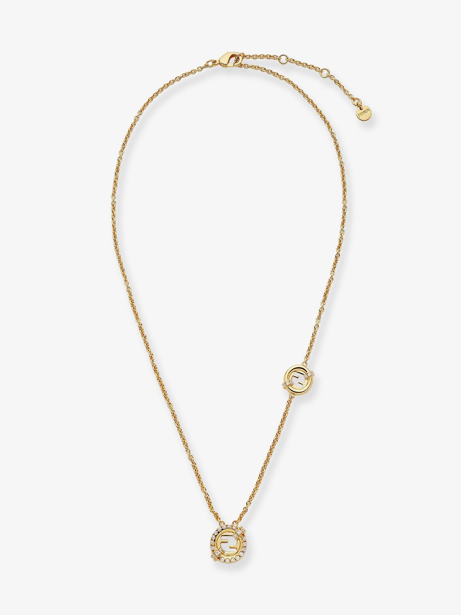 Fendi - Woman - Oro Soft+Crystal - Necklace