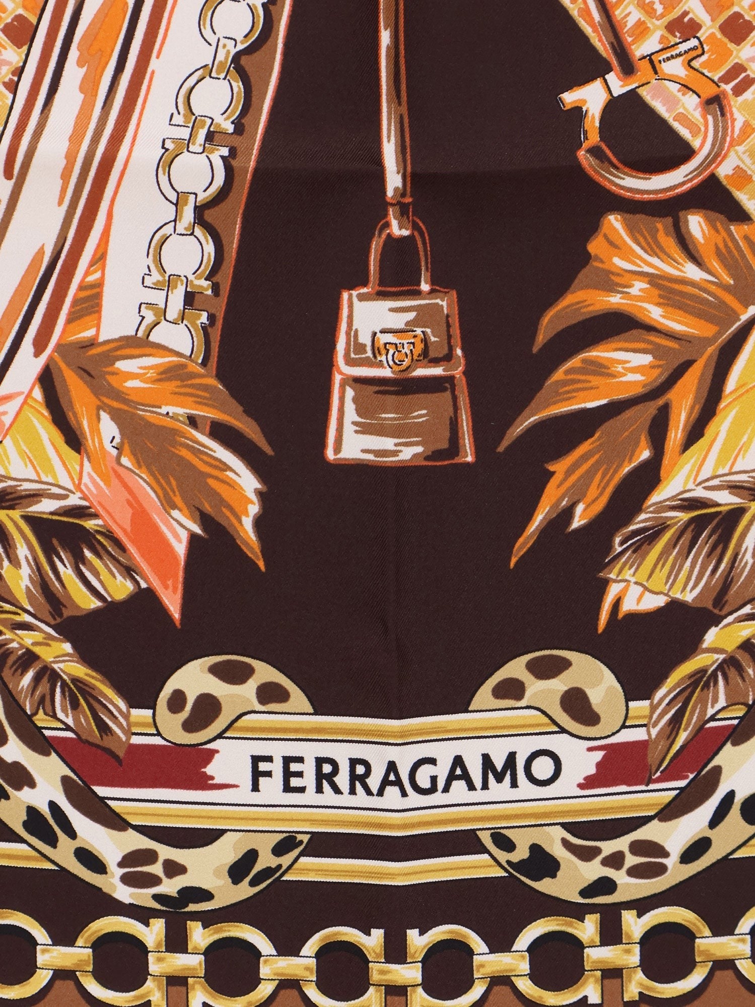 Ferragamo - Woman - Brown - Scarf