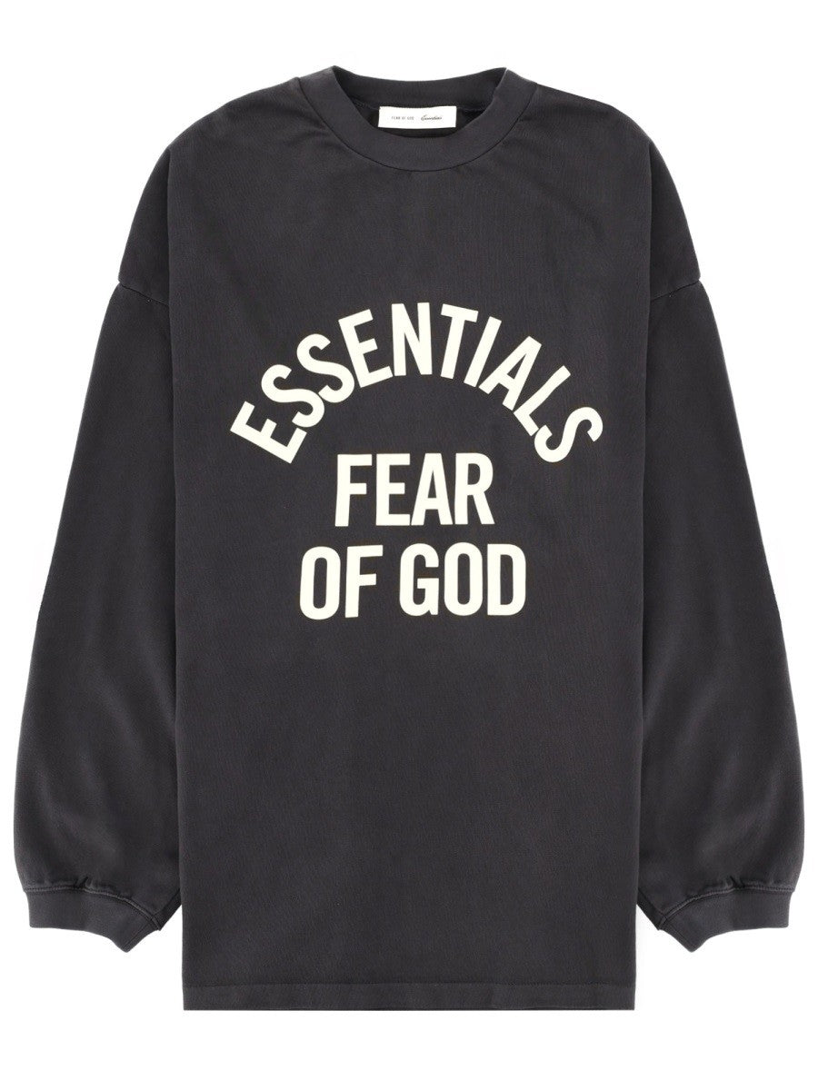 FEAR OF GOD ESSENTIALS - Man - Black - Sweatshirt