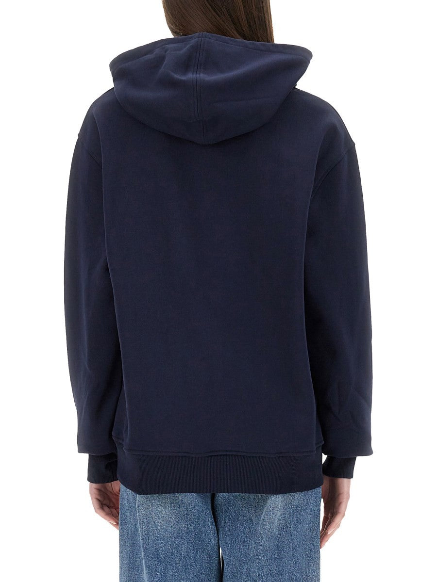 AMI PARIS - Woman - Blue - Sweatshirt