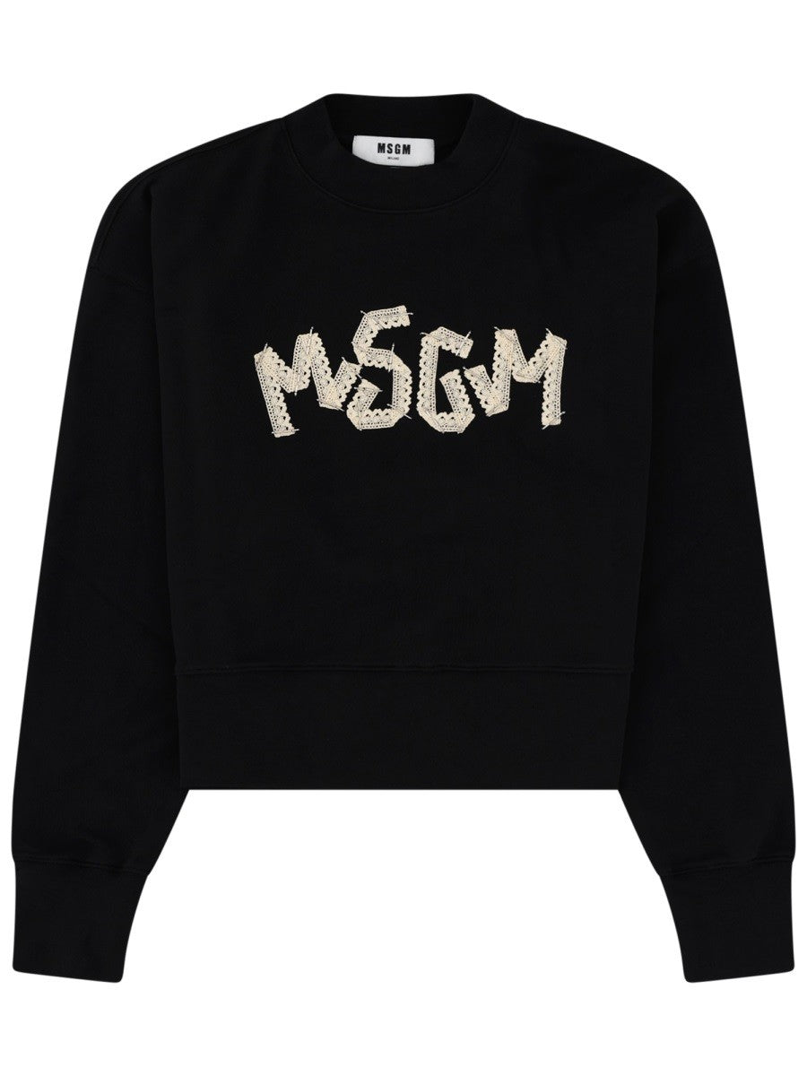 msgm - Woman - Black - Sweatshirt