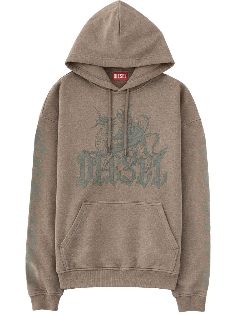 Diesel - Man - Brown - Sweatshirt