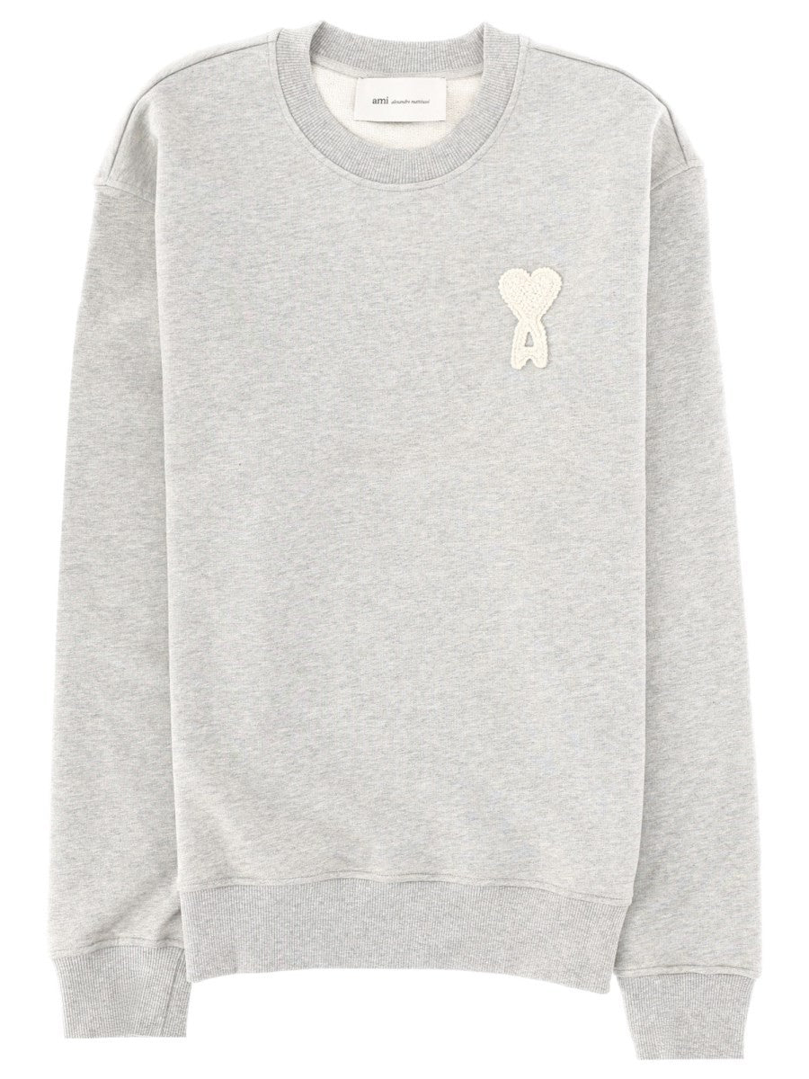 AMI PARIS - Man - Grey - Sweatshirt