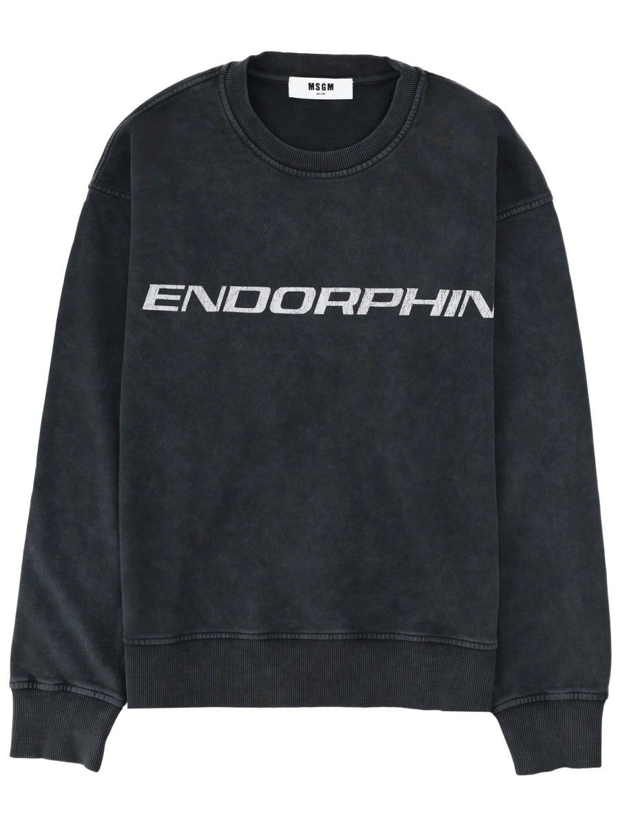 msgm - Man - Black - Sweatshirt