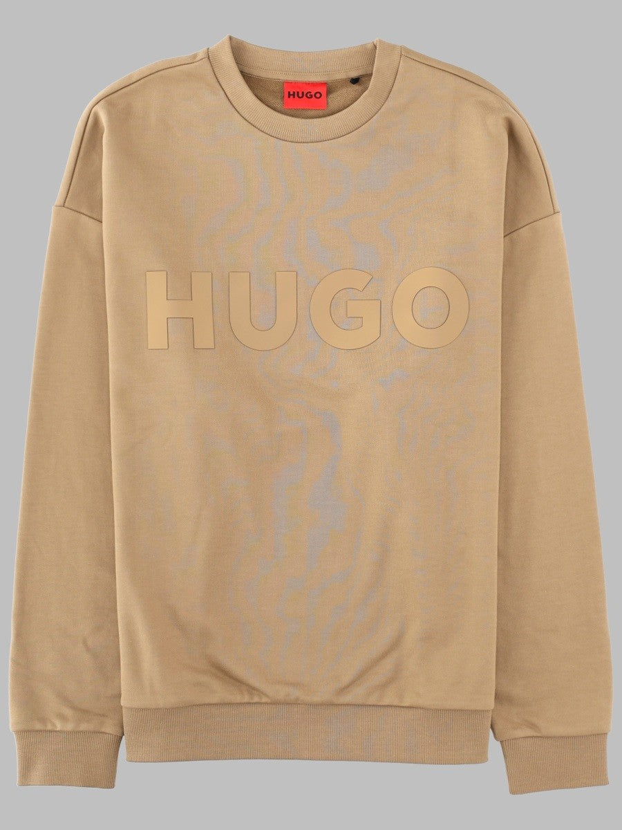 Hugo - Man - Beige - Sweatshirt